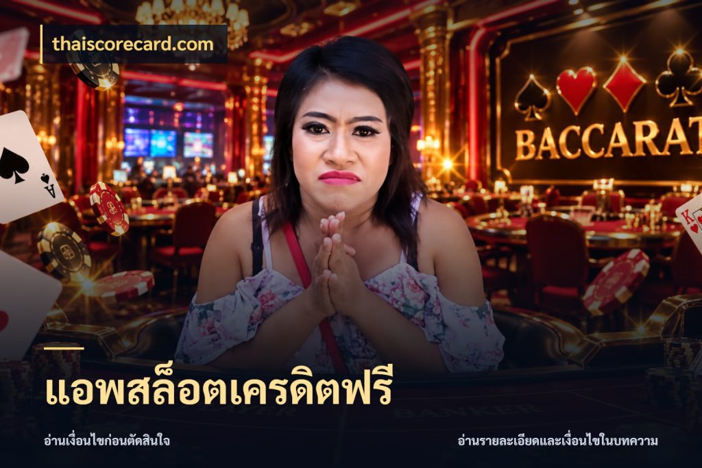 แอพสล็อตเครดิตฟรี เครดิตแต่ละรูปแบบมีมุมไหนให้ดู ในมุม thaiscorecard.com