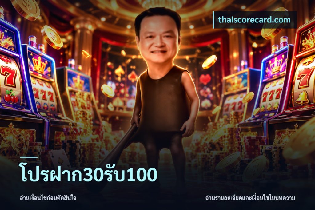 โปรฝาก30รับ100