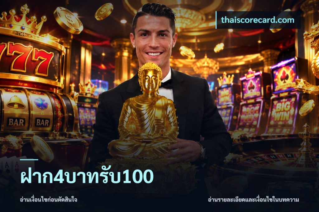 ฝาก4บาทรับ100