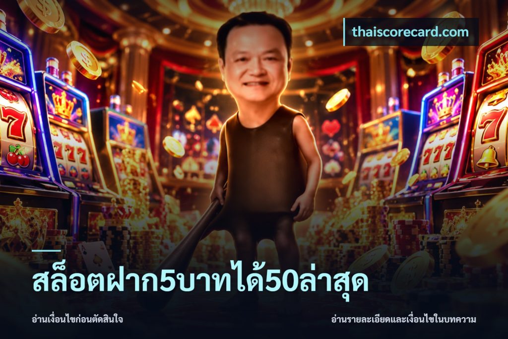 สล็อตฝาก5บาทได้50ล่าสุด