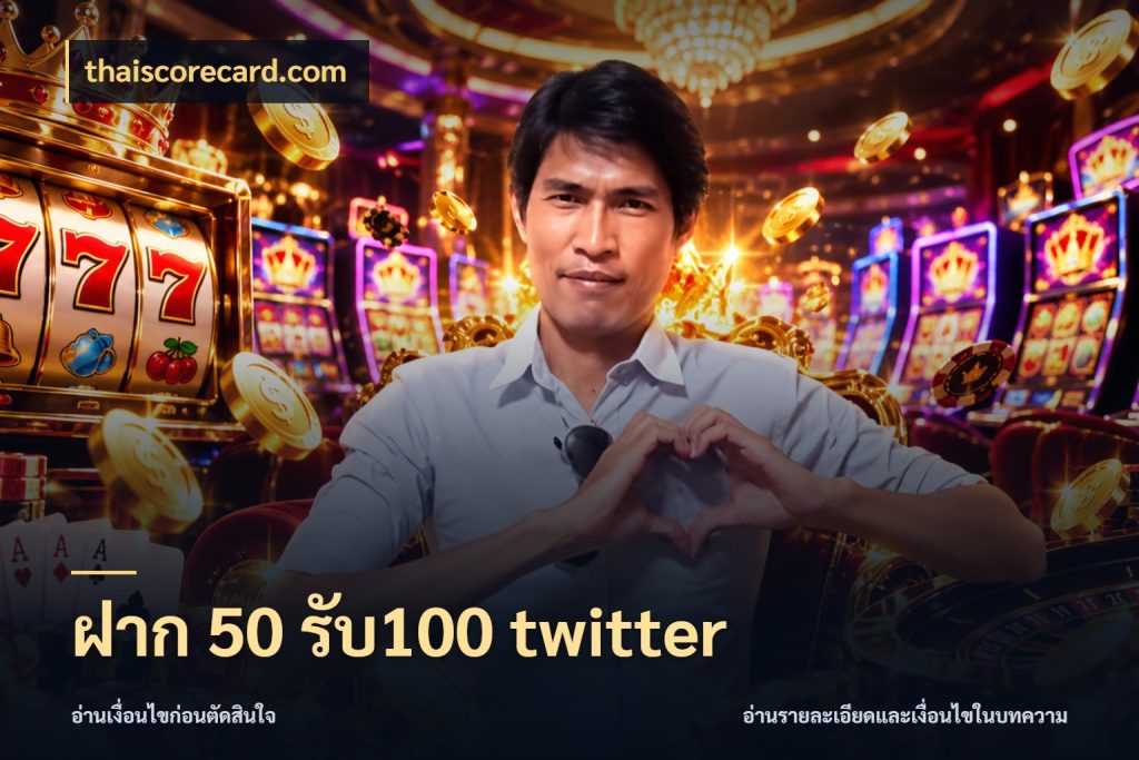 ฝาก 50 รับ100 twitter thaiscorecard.com รูปแบบโบนัสกับสิทธิ์ของสายเกม