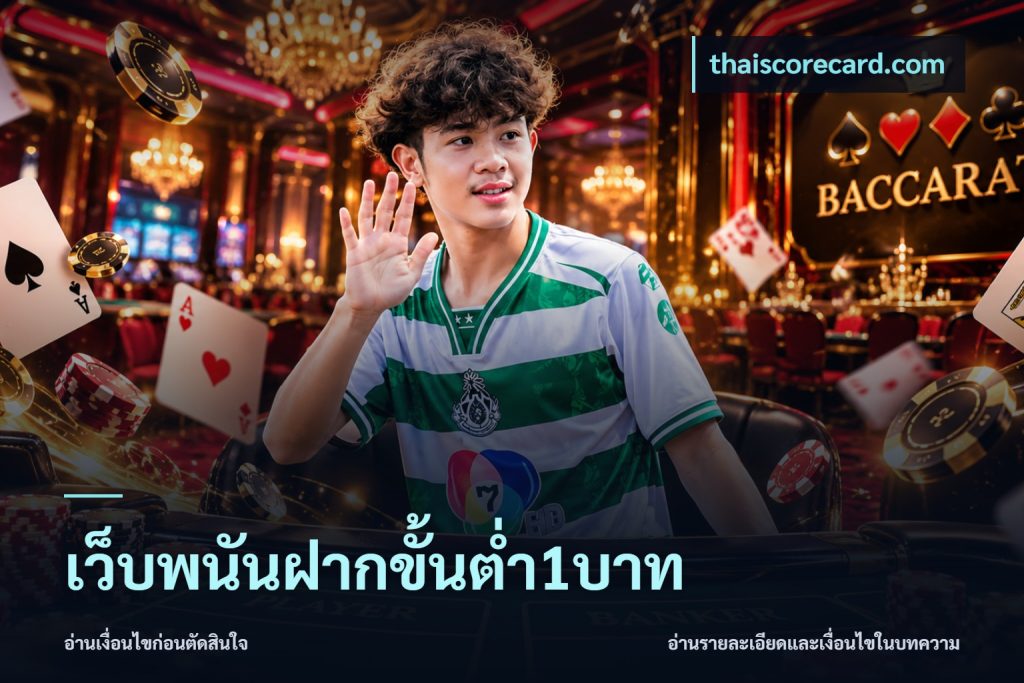 เว็บพนันฝากขั้นต่ำ1บาท