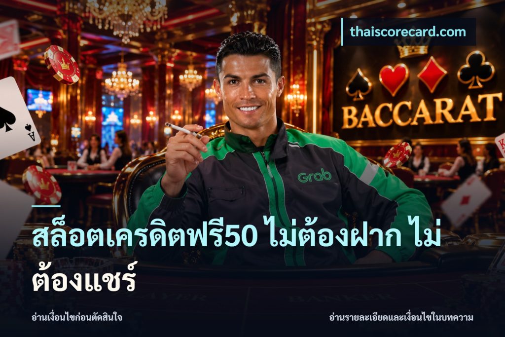 สล็อตเครดิตฟรี50 ไม่ต้องฝาก ไม่ต้องแชร์