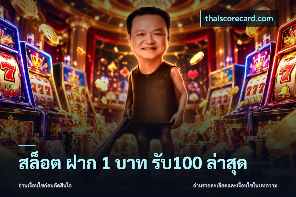 สล็อต ฝาก 1 บาท รับ100 ล่าสุด
