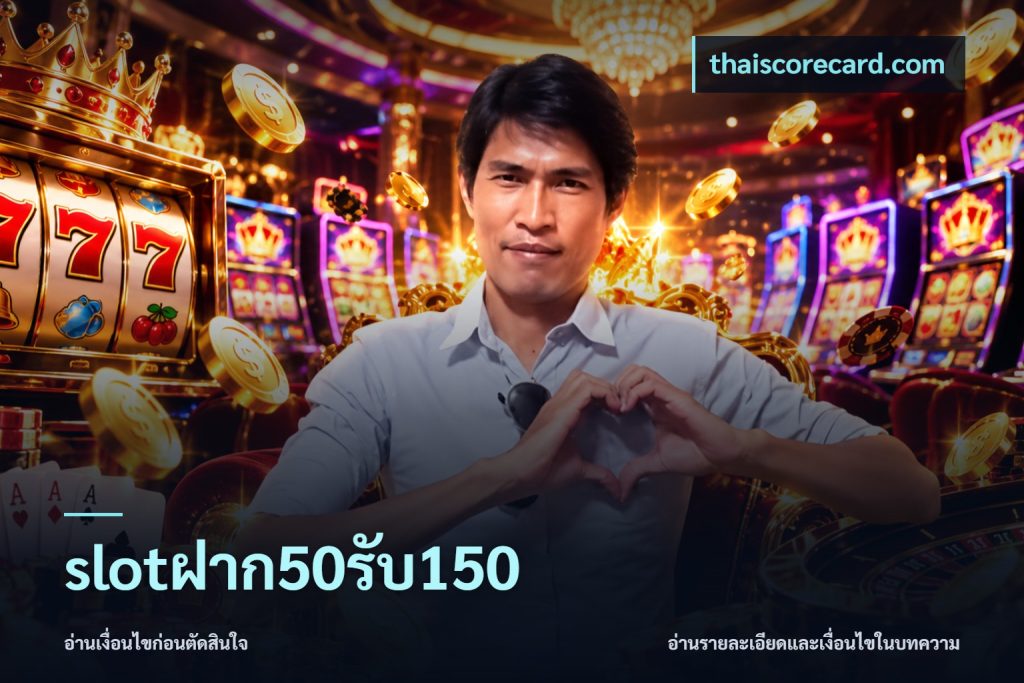slotฝาก50รับ150
