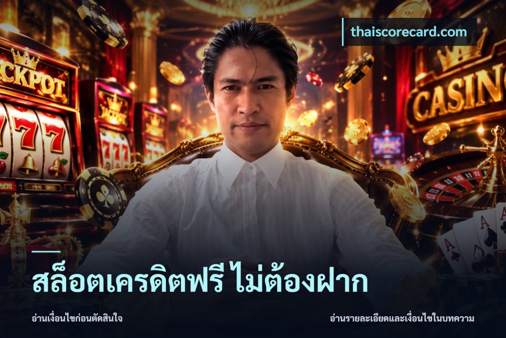 สล็อตเครดิตฟรี ไม่ต้องฝาก