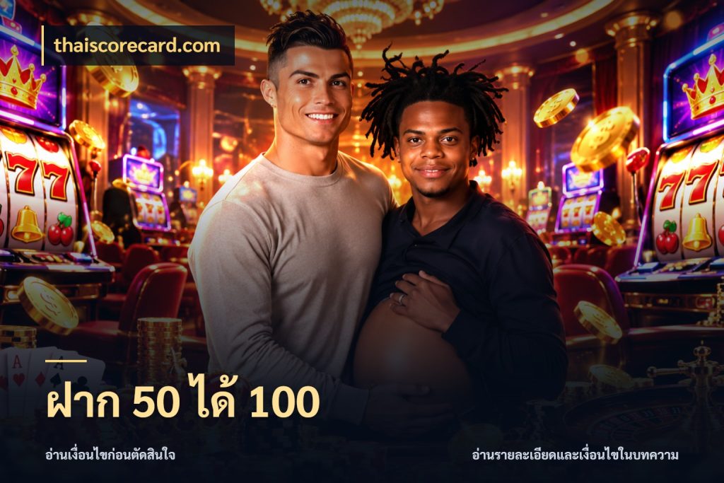 ฝาก 50 ได้ 100 สนุกกับตัวเลือกโปรในสไตล์ของคุณ กับ thaiscorecard.com