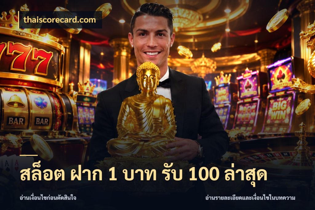 สล็อต ฝาก 1 บาท รับ 100 ล่าสุด สายโบนัสเลือกจังหวะสนุกได้อย่างไร ในมุม thaiscorecard.com