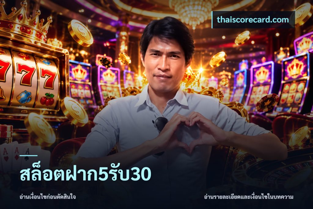 สล็อตฝาก5รับ30