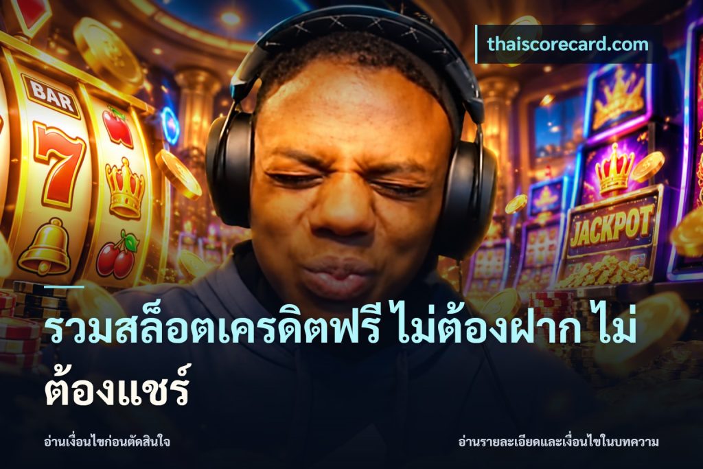 รวมสล็อตเครดิตฟรี ไม่ต้องฝาก ไม่ต้องแชร์
