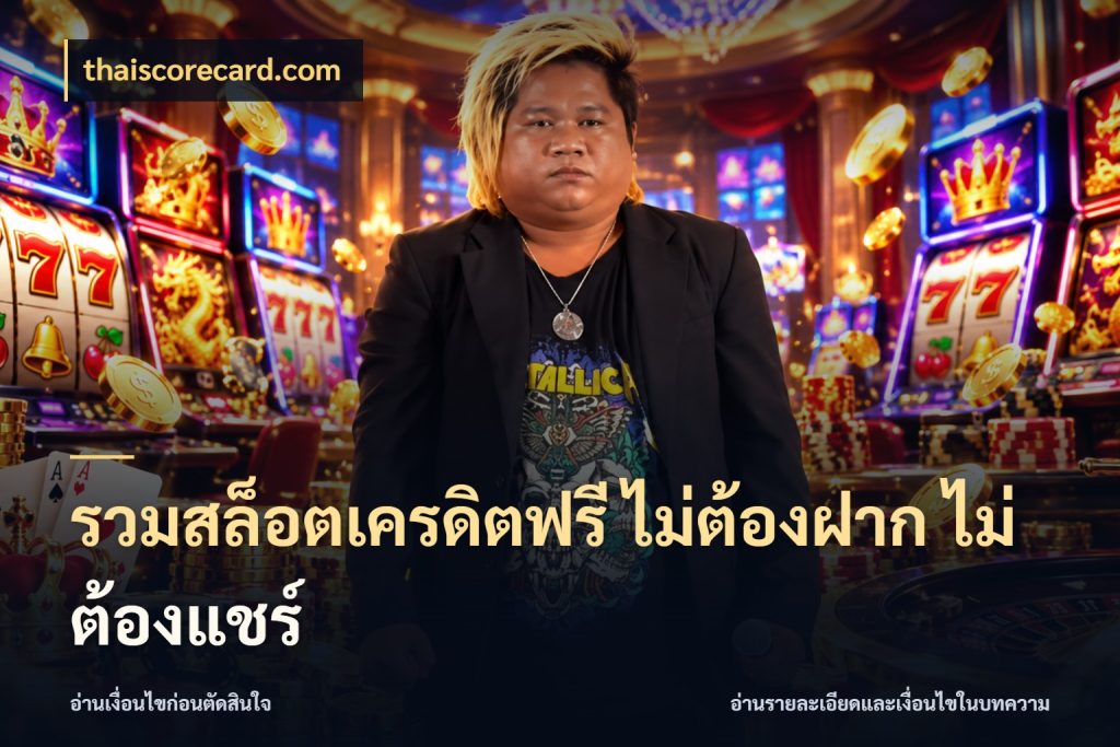 รวมสล็อตเครดิตฟรี ไม่ต้องฝาก ไม่ต้องแชร์ เครดิตฟรีในมุมที่สายโบนัสสนใจ สไตล์ thaiscorecard.com