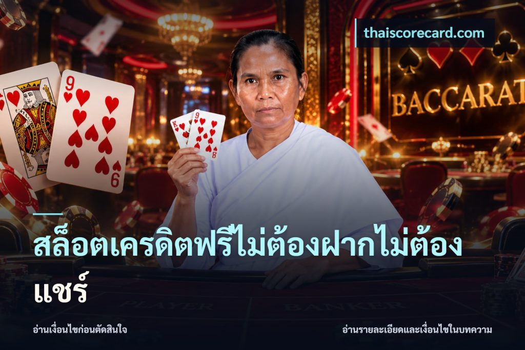 สล็อตเครดิตฟรีไม่ต้องฝากไม่ต้องแชร์