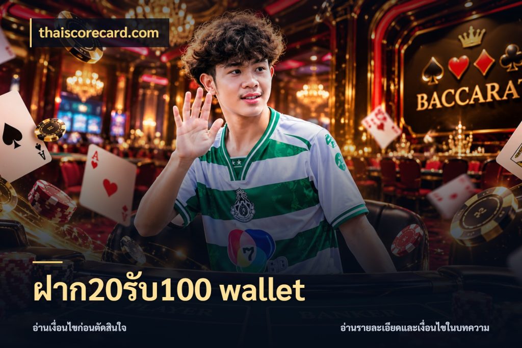 ฝาก20รับ100 wallet จุดเด่นของเครดิตที่คนชอบเกมอยากรู้ ในมุม thaiscorecard.com