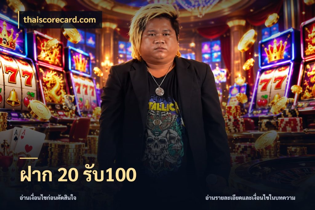 ฝาก 20 รับ100 โปรกับเกมที่ชอบเลือกให้ตรงสไตล์ ในมุม thaiscorecard.com