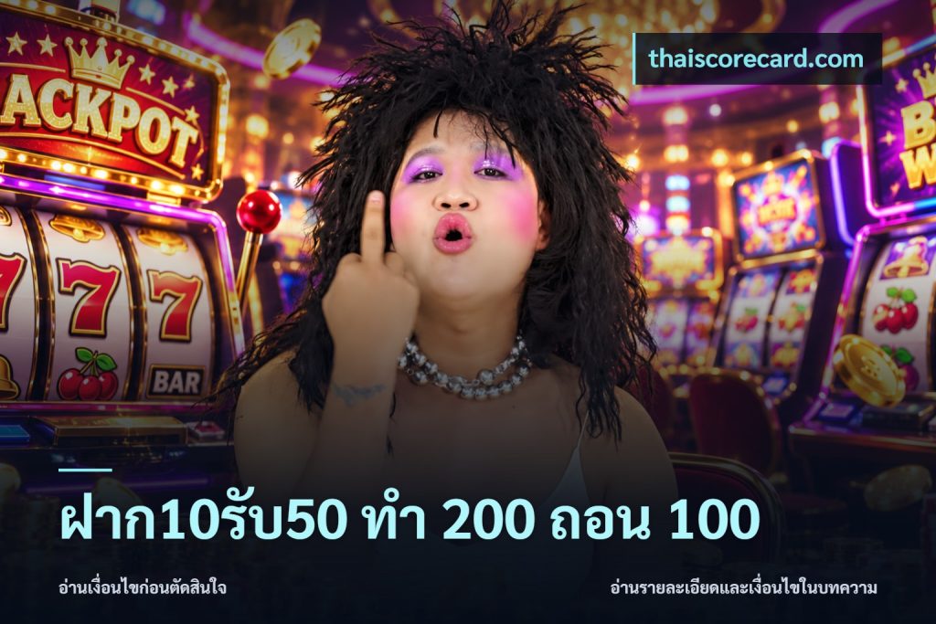 ฝาก10รับ50 ทํา 200 ถอน 100