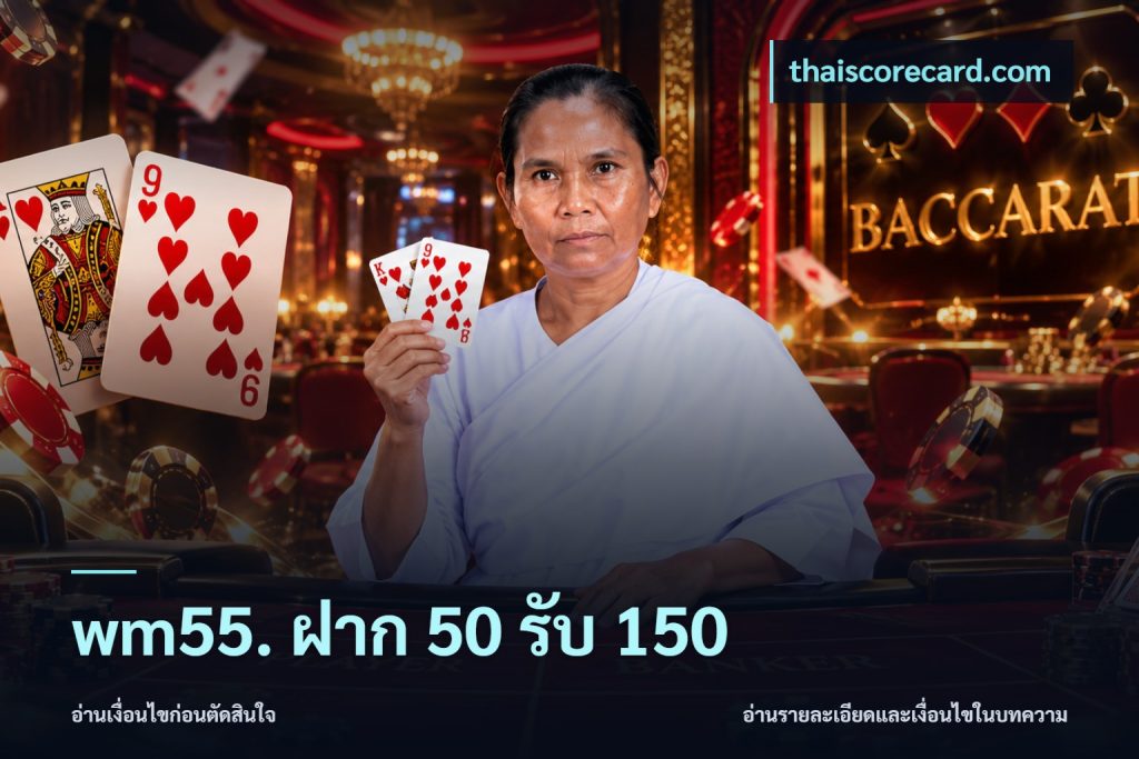 wm55. ฝาก 50 รับ 150