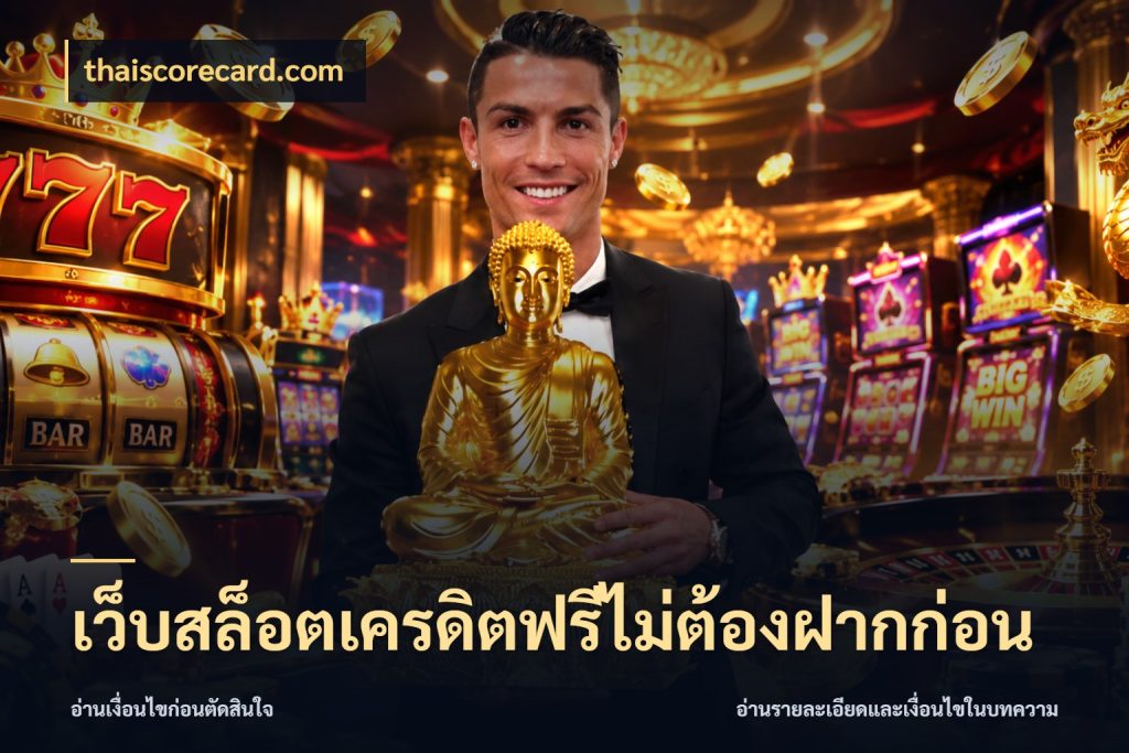 เว็บสล็อตเครดิตฟรีไม่ต้องฝากก่อน thaiscorecard.com เครดิตแต่ละรูปแบบมีมุมไหนให้ดู