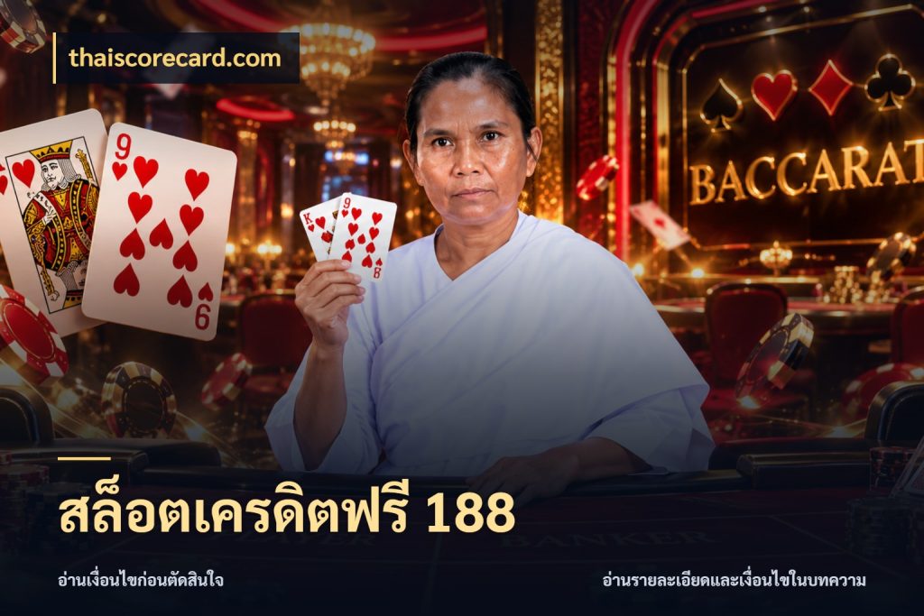 สล็อตเครดิตฟรี 188 จากชื่อเครดิตฟรีสู่ความสนุกที่เข้าใจได้ สไตล์ thaiscorecard.com