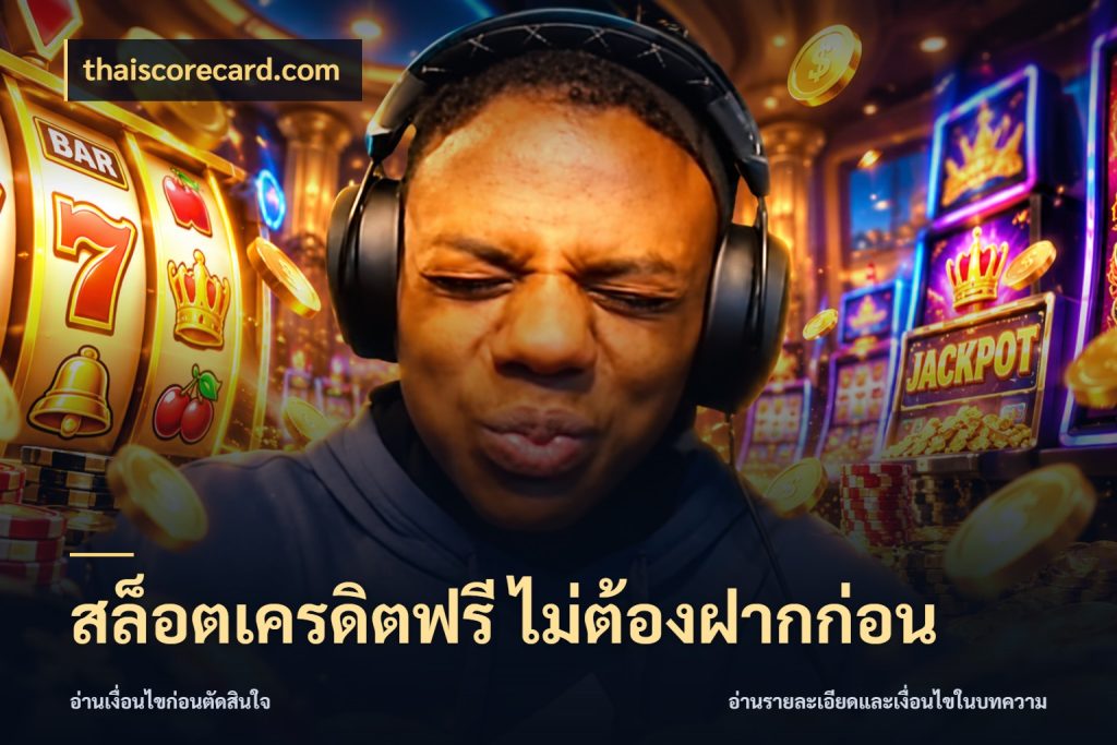 สล็อตเครดิตฟรี ไม่ต้องฝากก่อน จากชื่อเครดิตฟรีสู่ความสนุกที่เข้าใจได้ สไตล์ thaiscorecard.com