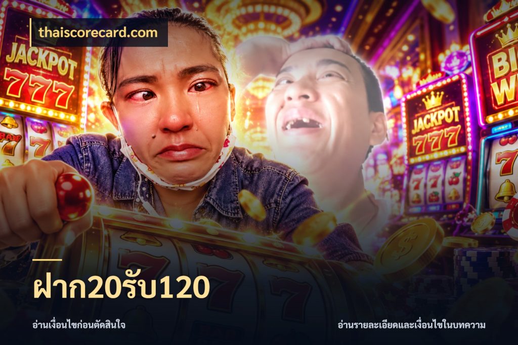 ฝาก20รับ120 thaiscorecard.com จับคู่โบนัสกับสไตล์เกมที่ชอบ