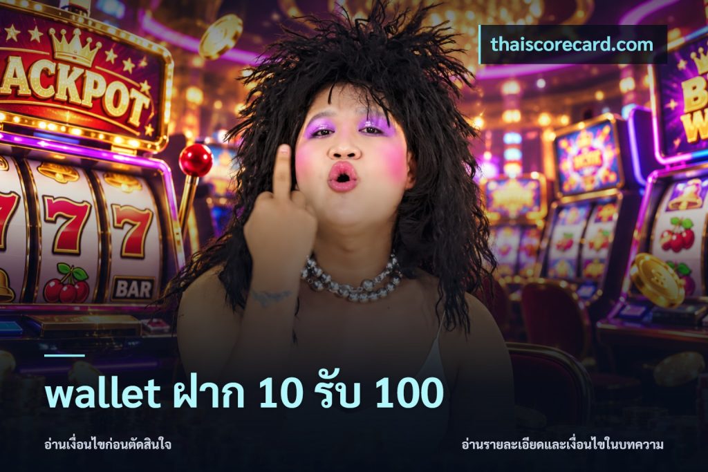 wallet ฝาก 10 รับ 100