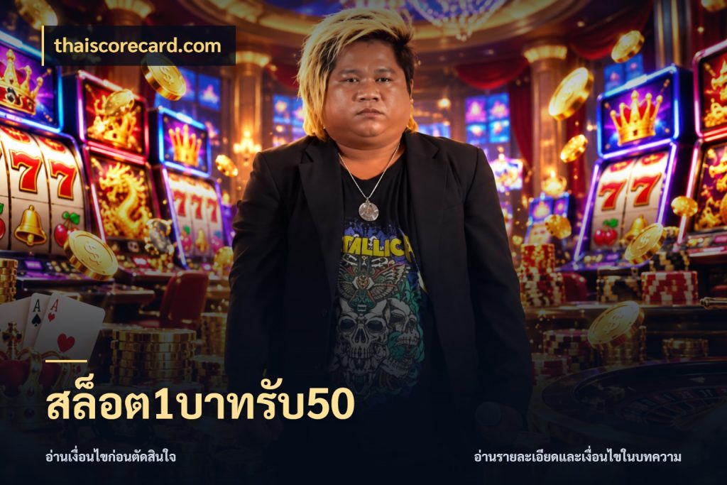 สล็อต1บาทรับ50 thaiscorecard.com โปรกับเกมที่ชอบเลือกให้ตรงสไตล์
