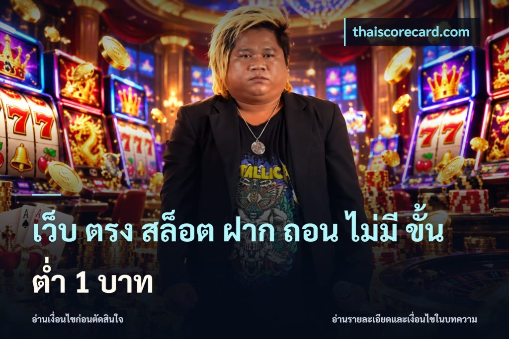 เว็บ ตรง สล็อต ฝาก ถอน ไม่มี ขั้น ต่ํา 1 บาท