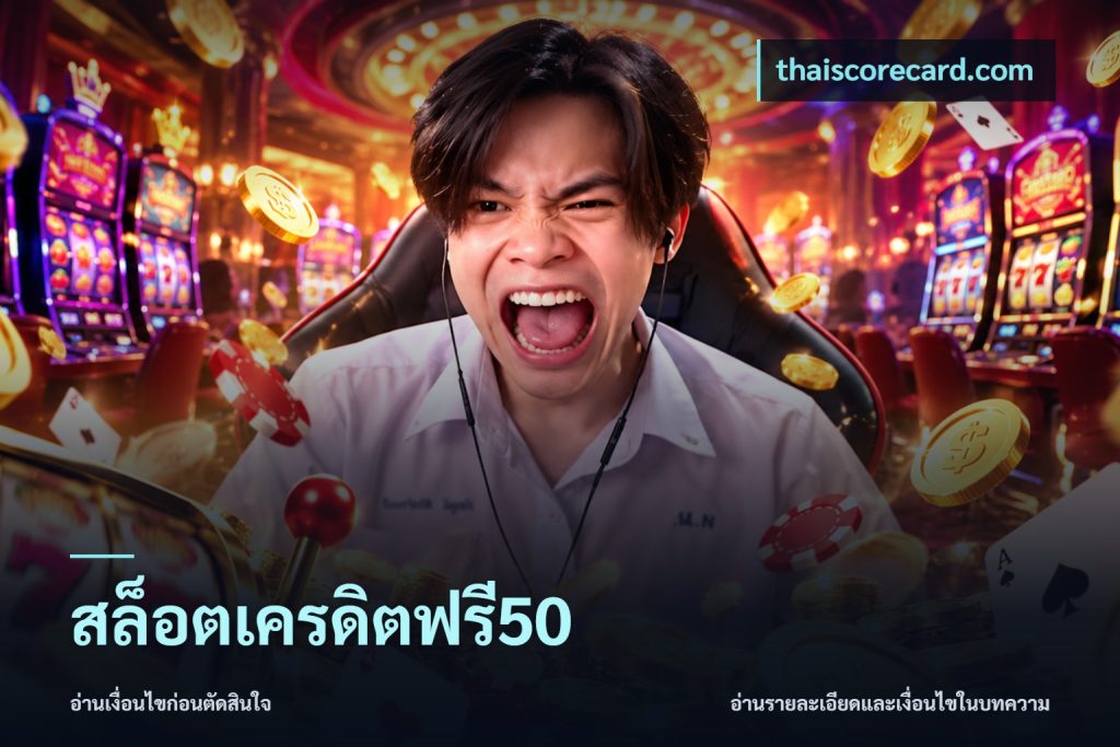 สล็อตเครดิตฟรี50