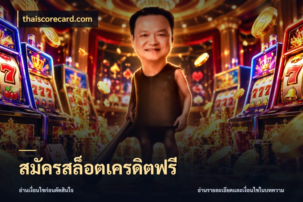 สมัครสล็อตเครดิตฟรี สิทธิ์ที่สายโบนัสสนใจกับวิธีรับ กับ thaiscorecard.com