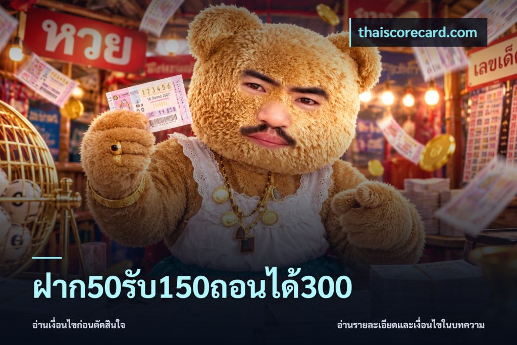 ฝาก50รับ150ถอนได้300