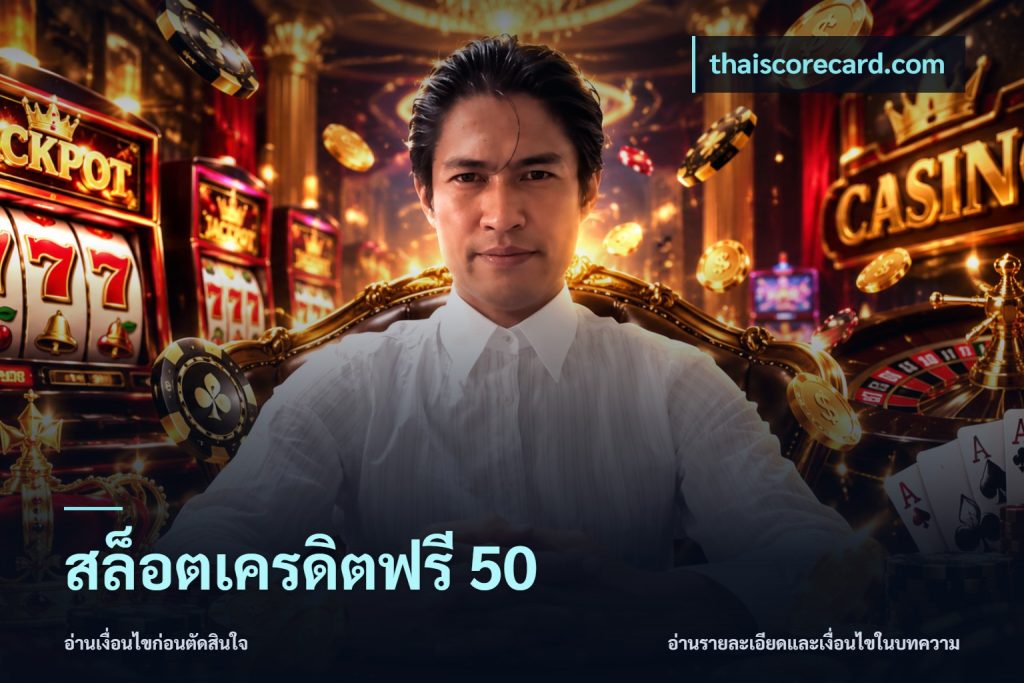 สล็อตเครดิตฟรี 50