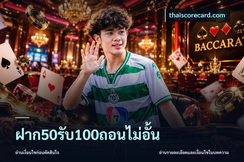 ฝาก50รับ100ถอนไม่อั้น