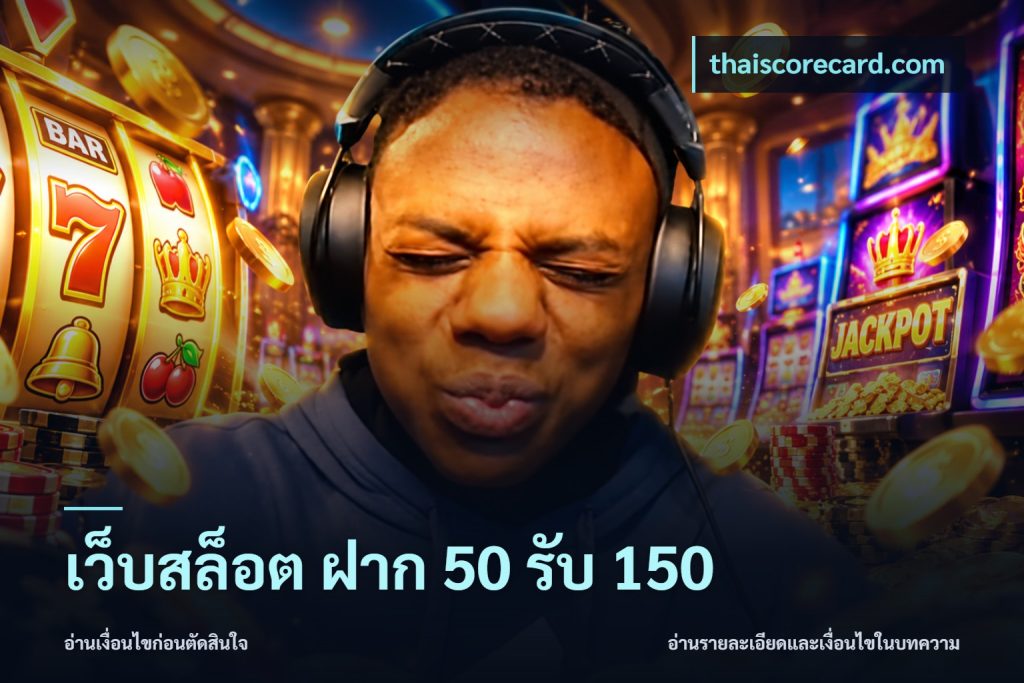 เว็บสล็อต ฝาก 50 รับ 150