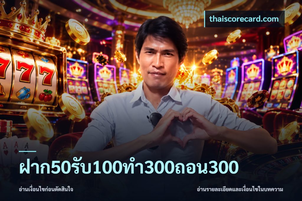 ฝาก50รับ100ทํา300ถอน300