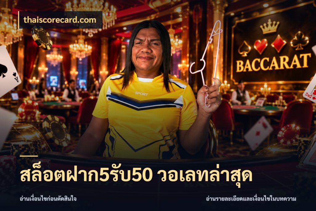 สล็อตฝาก5รับ50 วอเลทล่าสุด thaiscorecard.com เครดิตกับรูปแบบโปรที่ตรงใจ