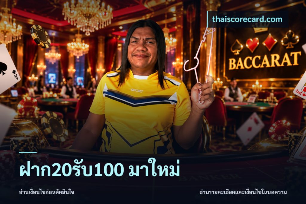 ฝาก20รับ100 มาใหม่