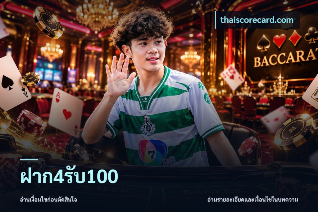 ฝาก4รับ100