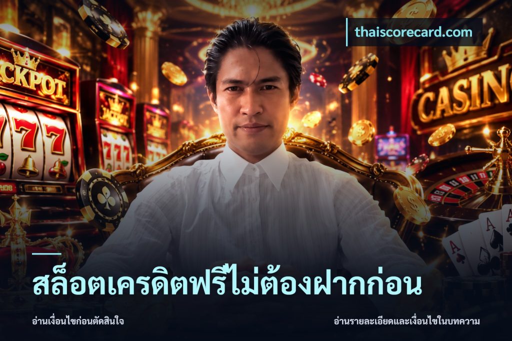 สล็อตเครดิตฟรีไม่ต้องฝากก่อน