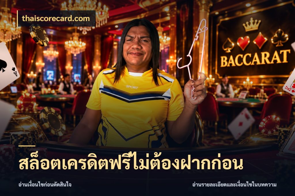 สล็อตเครดิตฟรีไม่ต้องฝากก่อน รู้จักยอดและขอบเขตของเครดิตฟรี สไตล์ thaiscorecard.com