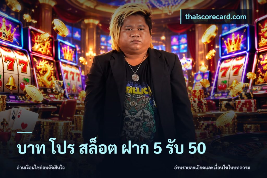 บาท โปร สล็อต ฝาก 5 รับ 50