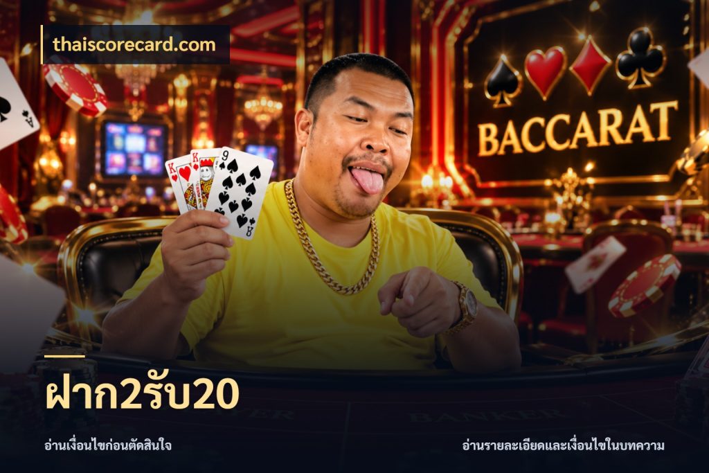 ฝาก2รับ20 จุดเด่นของเครดิตที่คนชอบเกมอยากรู้ กับ thaiscorecard.com