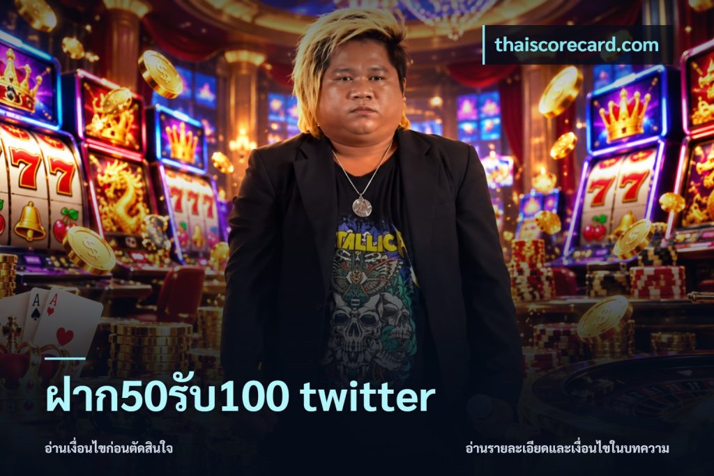 ฝาก50รับ100 twitter