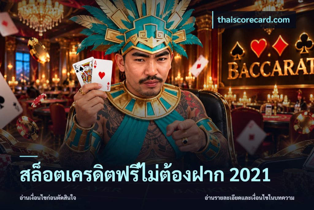 สล็อตเครดิตฟรีไม่ต้องฝาก 2021