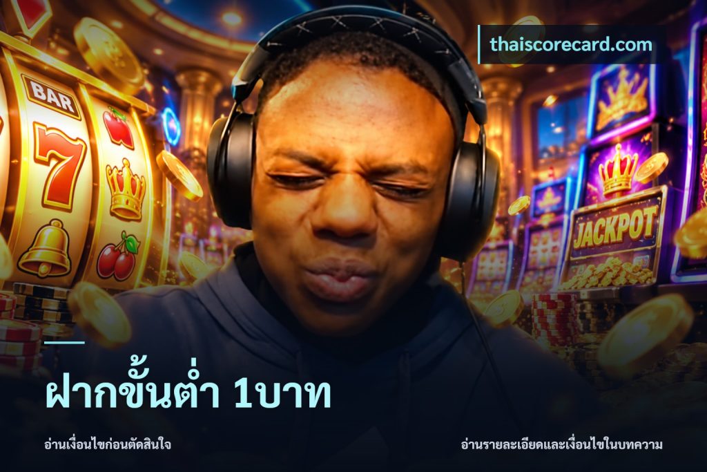 ฝากขั้นต่ำ 1บาท