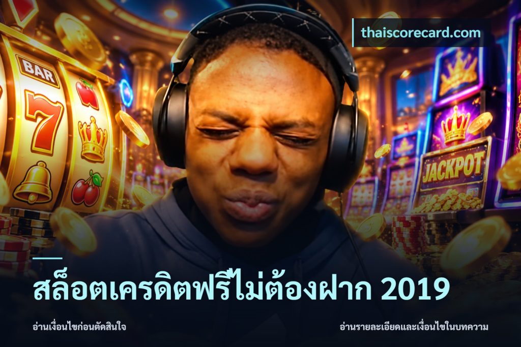 สล็อตเครดิตฟรีไม่ต้องฝาก 2019