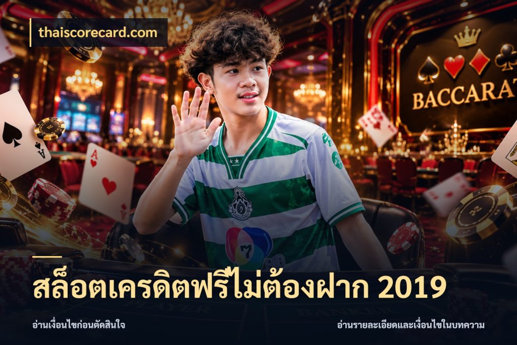 สล็อตเครดิตฟรีไม่ต้องฝาก 2019 เปิดประเด็นเครดิตฟรีสำหรับคนชอบลุ้น สไตล์ thaiscorecard.com