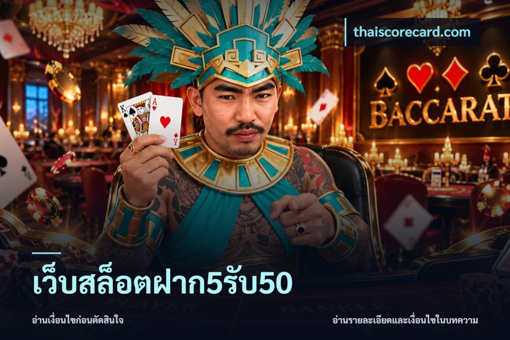 เว็บสล็อตฝาก5รับ50