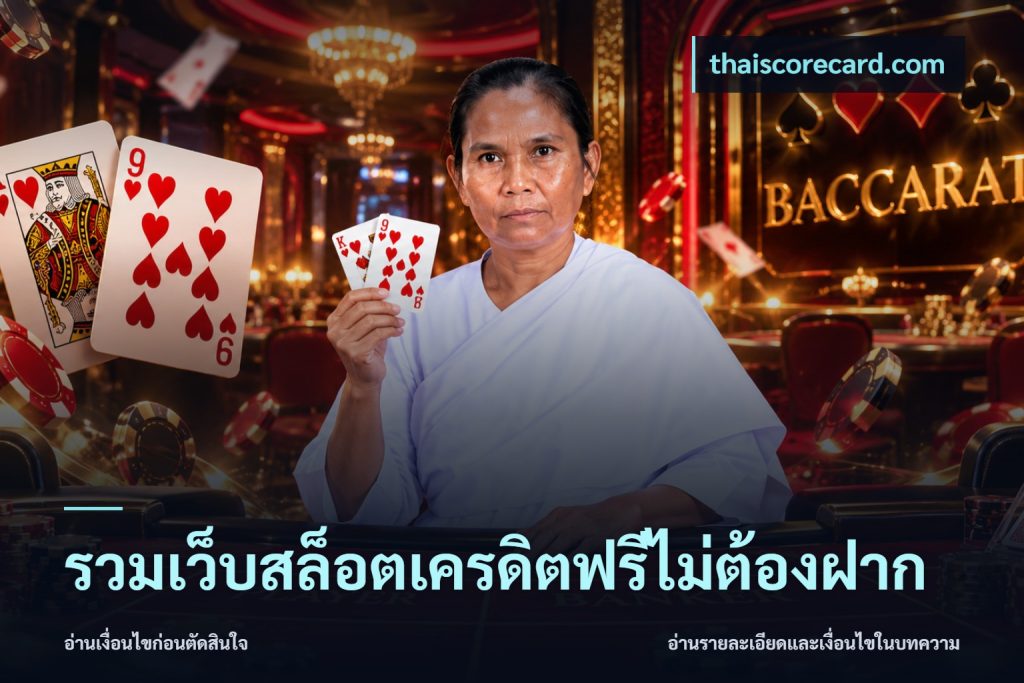 รวมเว็บสล็อตเครดิตฟรีไม่ต้องฝาก
