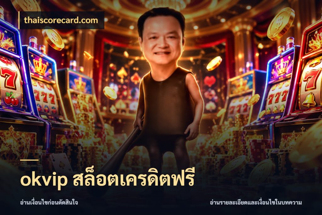 okvip สล็อตเครดิตฟรี เครดิตฟรีในมุมที่สายโบนัสสนใจ กับ thaiscorecard.com