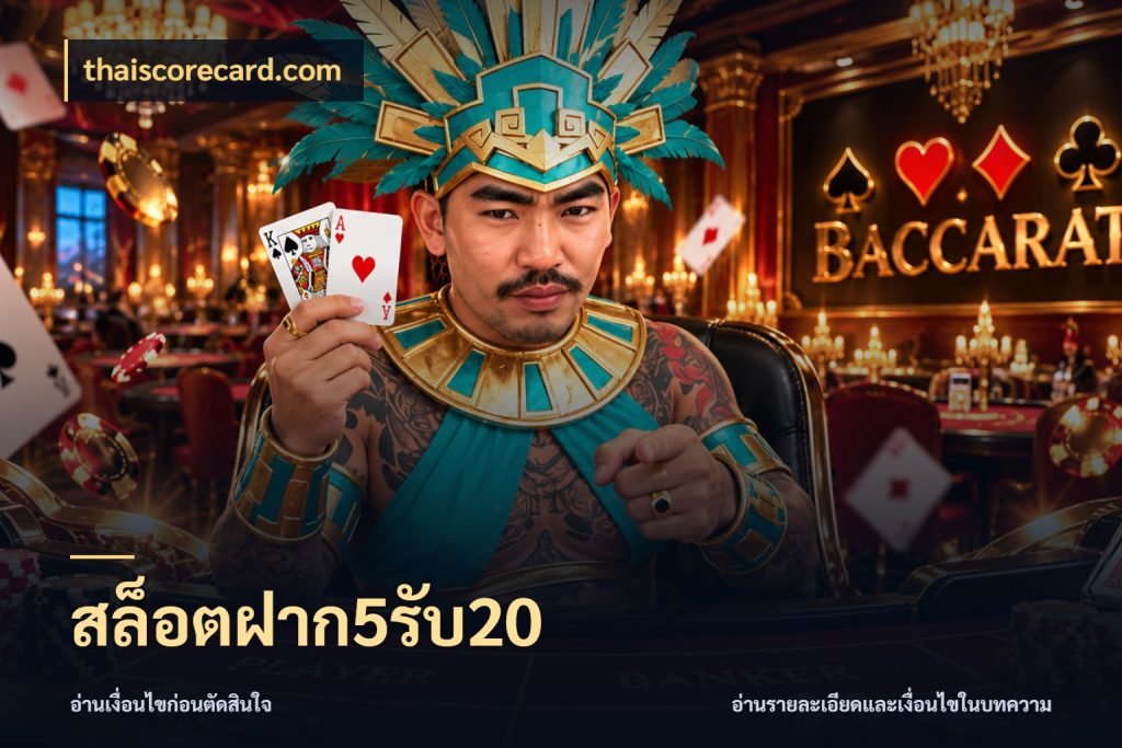 สล็อตฝาก5รับ20 จุดเด่นของเครดิตที่คนชอบเกมอยากรู้ ในมุม thaiscorecard.com